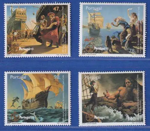 Portugal 1996 Internationale Briefmarkenausstellung POTUGAL`98 Mi.-Nr.2160-63 **