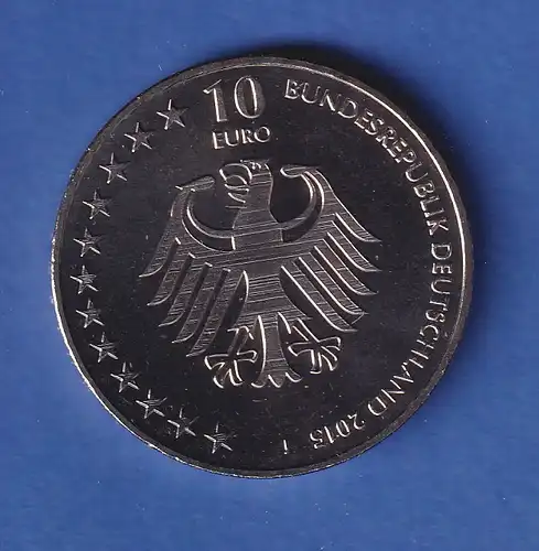 Bundesrepublik Normalprägung 10 Euro - 150 Jahre DLRG 2015