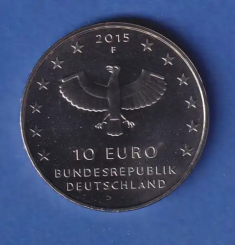 Bundesrepublik Normalprägung 10 Euro - 1000 Jahre Leipzig 2015