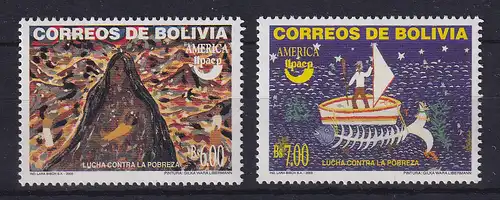 Bolivien 2005 Amerika: Armutsbekämpfung Mi.-Nr. 1607-1608 postfrisch **