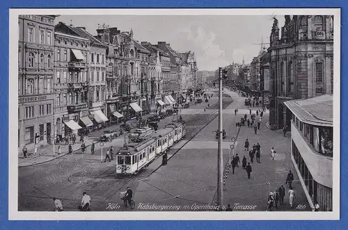 AK Köln Habsburgerring mit Opernhaus