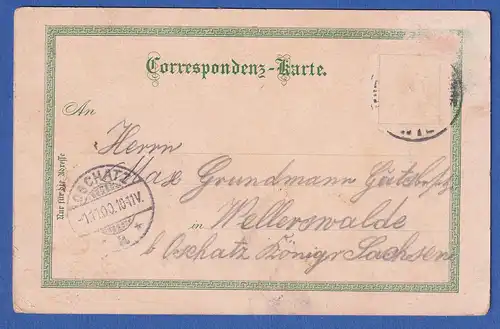 AK Gruß aus Wien Österreich gelaufen 1900