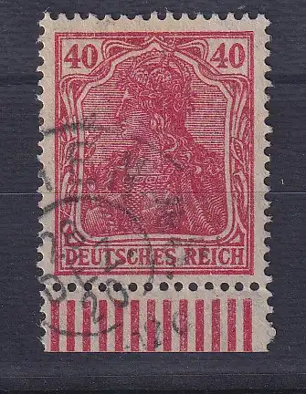 Dt. Reich Inflation, Mi.-Nr. 145 a II W UR gestempelt gepr. INFLA