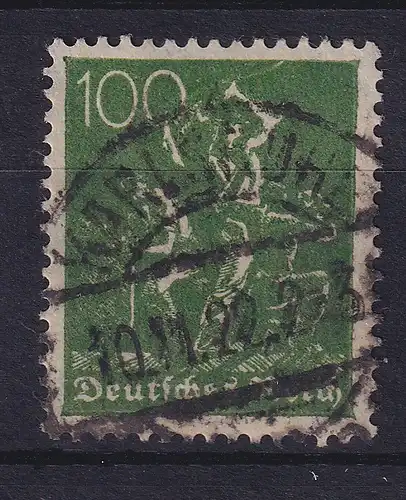 Dt. Reich Inflation, Mi.-Nr. 187 b gestempelt geprüft INFLA