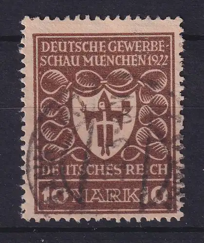Dt. Reich Inflation, Mi.-Nr. 203 b, gestempelt und gepr. INFLA