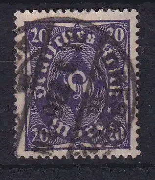 Dt. Reich Inflation Mi.-Nr. 230 P I gestempelt und gepr. INFLA