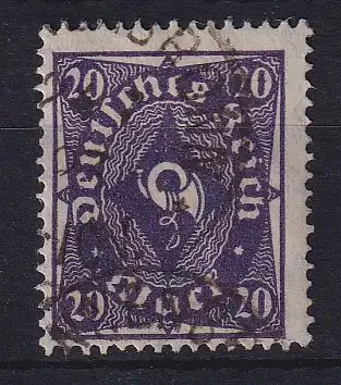 Dt. Reich Inflation, Mi.-Nr. 230 P I gestempelt und gepr. INFLA