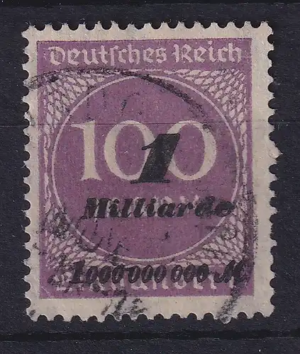 Dt. Reich Inflation Mi.-Nr. 331 b gestempelt , geprüft Infla