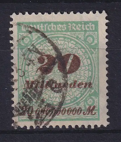 Dt. Reich Inflation, Mi.-Nr. 329 A W gestempelt 