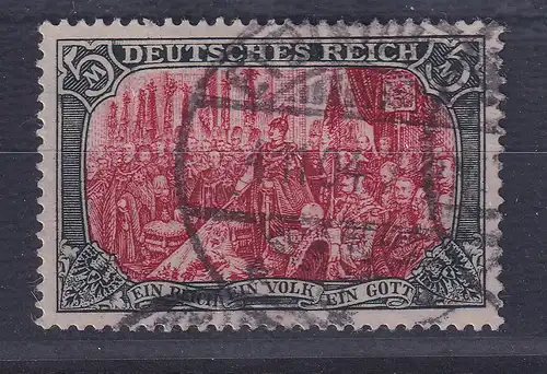 Dt. Reich 5 Mark Deutsches Reich Mi.-Nr. 81 A a gestempelt gepr. JÄSCHKE BPP