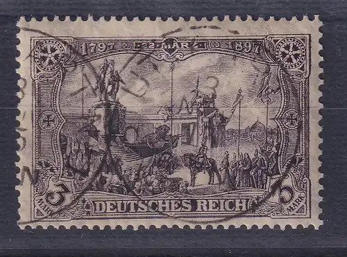 Dt. Reich 3 Mark Kriegsdruck Mi.-Nr. 96 A I b gestempelt gepr. JÄSCHKE BPP