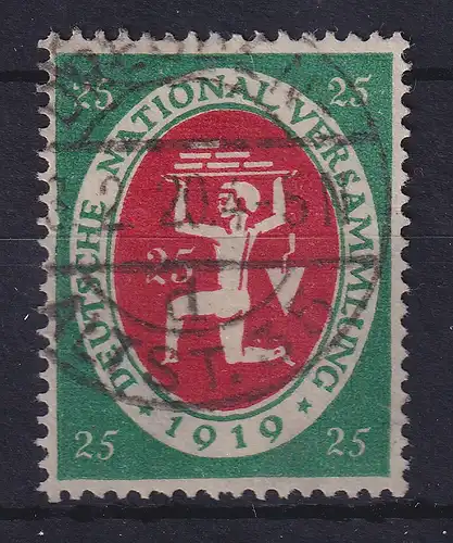 Dt. Reich Inflation Nationalversammlung Weimar Mi.-Nr. 109, Kerbe im linken Rand
