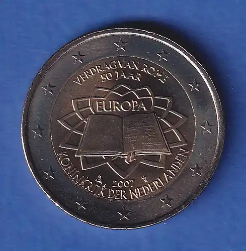 Österreich 2007 2-Euro-Sondermünze Römische Verträge bankfr. unzirk. 