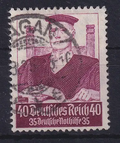 Deutsches Reich 1934 Nothilfe - Richter Mi.-Nr. 564 gestempelt SAGAN