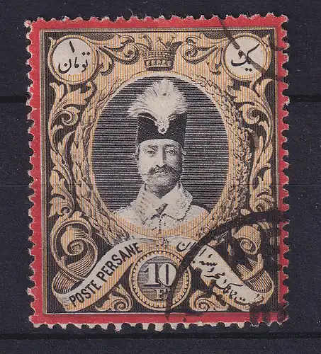 Persien 1882 Schah Nasreddin 10 Fr Mi.-Nr. 46 gestempelt