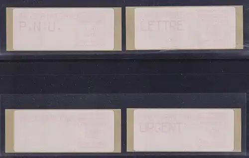 Frankreich 1982 Sonder-ATM PHILEXFRANCE 29mm Satz 1,60-1,80-2,90-4,50 **