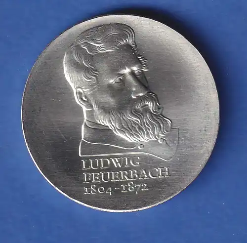 DDR 10 Mark Gedenkmünze 1979 Ludwig Feuerbach , stempelglanz stg 