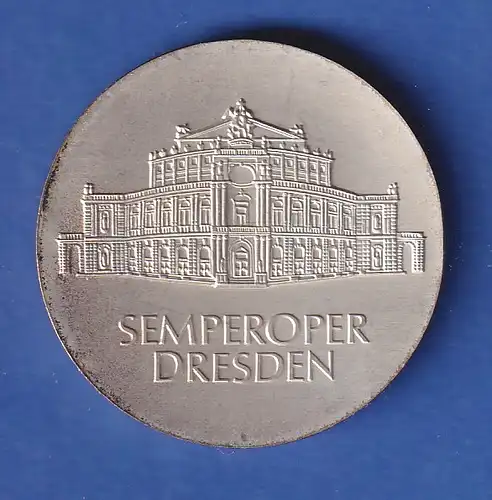 DDR 10 Mark Gedenkmünze 1985 Semper-Oper in Dresden, stempelglanz 
