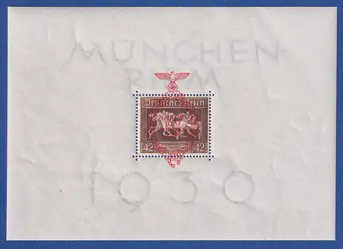 Deutsches Reich 1937 Braunes Band Mi.-Nr. Block 10 postfrisch **