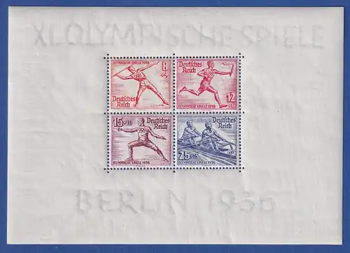 Deutsches Reich 1936 Olympische Spiele Mi.-Nr. Block 6 X postfrisch **