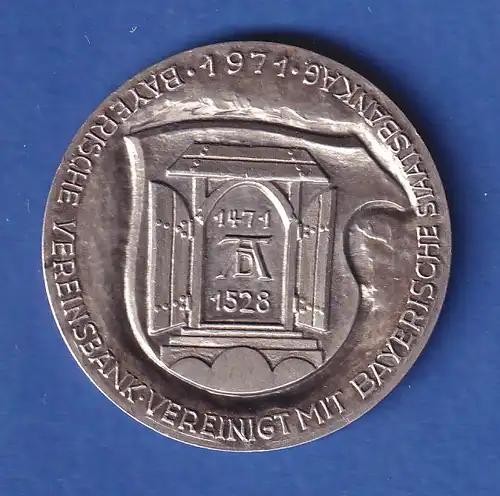 Silbermedaille 1971 Dürer-Jahr  Alt-Nürnberg Burg - Bayerische Vereinsbank 