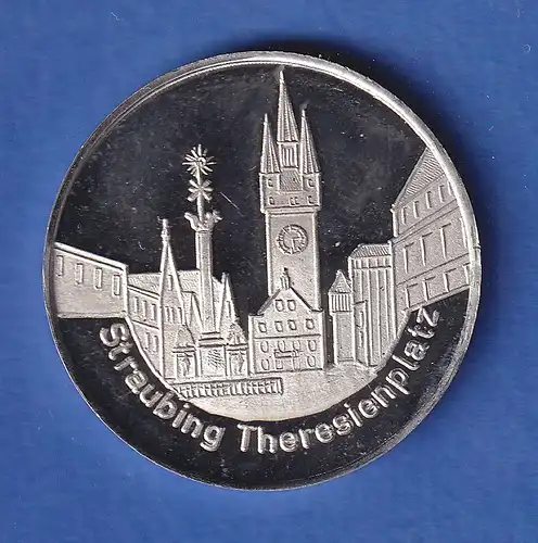 Medaille 1980 Straubing Theresienplatz Agnes-Bernauer-Festspiele
