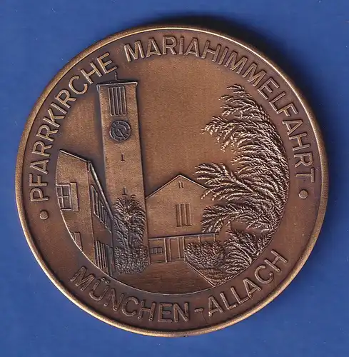 Medaille 1986 Pfarrkirche Maria Himmelfahrt München-Allach - Schafkopfturnier