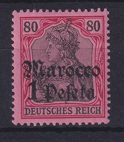 Deutsche Post in Marokko 1905 Germania mit Aufdruck Mi.-Nr. 29 postfrisch **
