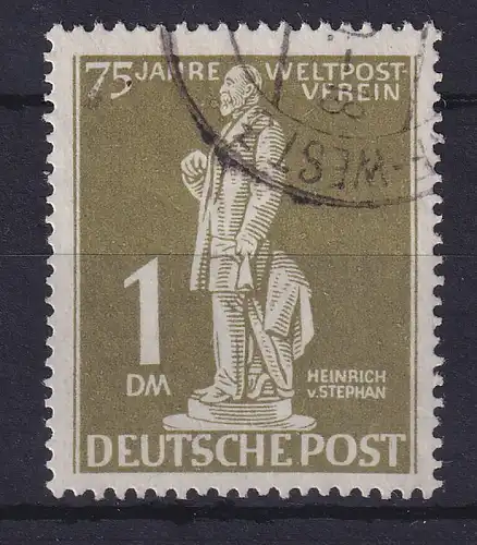 Berlin 1949 Weltpostverein Stephan-Denkmal  1 DM  Mi.-Nr. 40 gestempelt