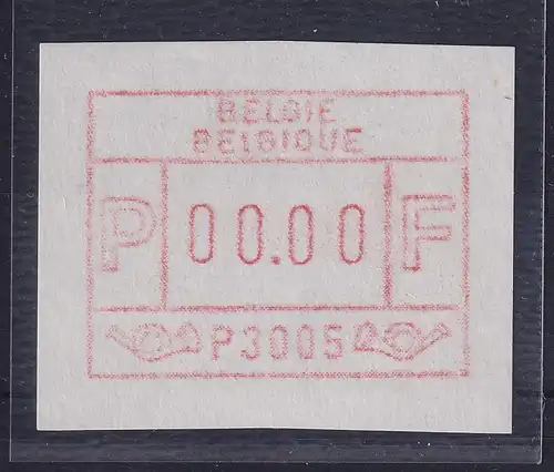 Belgien FRAMA-ATM 1.Ausgabe P3005 00.00-Druck **