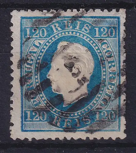 Portugal 1871 König Luis I. 120 Reis Mi.-Nr. 42 x B gestempelt