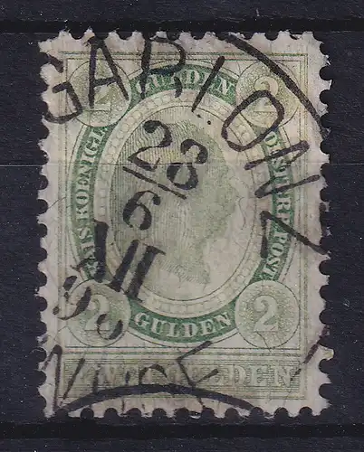 Österreich 1896 Kaiser Franz Joseph Mi.-Nr. 68 gestempelt GABLONZ