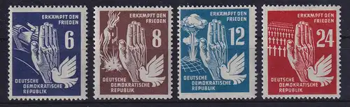 DDR 1950 Frieden Mi.-Nr. 276-279 postfrisch **