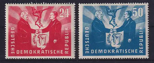 DDR 1951 Deutsch-Polnische Freundschaft Mi.-Nr. 284-285 postfrisch **