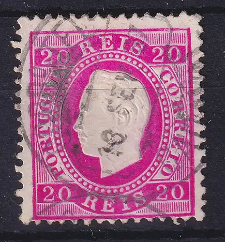 Portugal 1884 König Luis I. 20 Reis Mi.-Nr. 60 B gestempelt