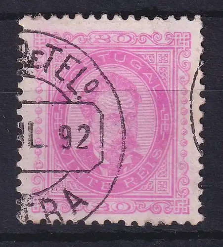 Portugal 1887 König Luis I. 20 Reis Mi.-Nr. 62 gestempelt