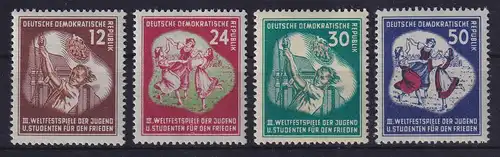 DDR 1951 Weltfestspiele der Jugend Mi.-Nr. 289-292 postfrisch **