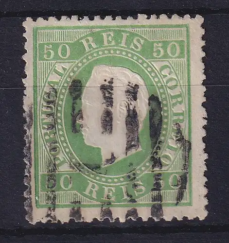 Portugal 1871 König Luis I. 50 Reis Mi.-Nr. 39 x C gestempelt