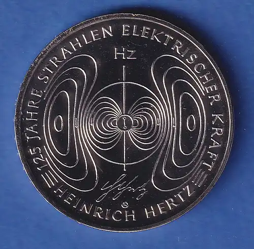 Bundesrepublik Normalprägung 10 Euro - Heinrich Hertz 2013