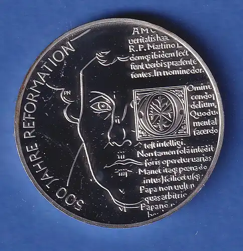 Deutschland 2017 20€-Silber-Gedenkmünze 500 Jahre Reformation 18g Ag925 stg