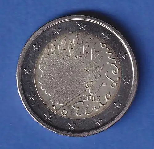 Finnland 2016 2-Euro-Sondermünze Eino Leino bankfr. unzirk. 