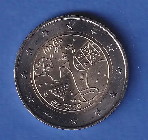 Malta 2020 2-Euro-Sondermünze Spiele bankfr. unzirk. 
