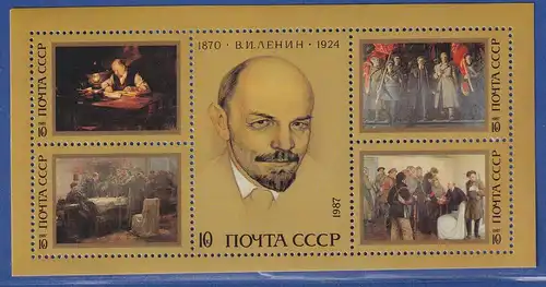 Sowjetunion 1987 - 117. Geburtstag von W. I. Lenin Mi.-Nr. Block 191 **