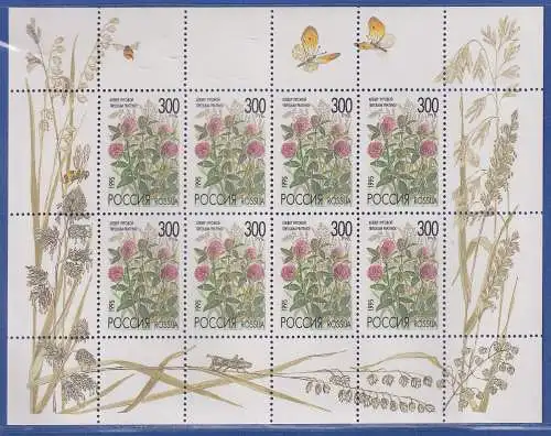 Russland 1995 Wiesenklee Mi.-Nr. 437 KLEINBOGEN ohne Zudruck **