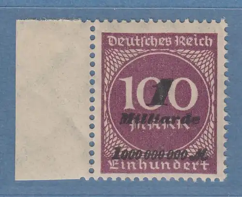 Dt. Reich Inflation sog. Hitler-Provisorium Mi.-Nr. 331a **, gepr. Bechtold BPP