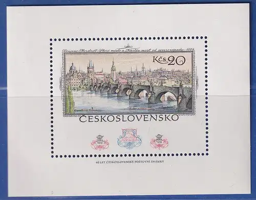 Tschechoslowakei 1978 Intern. Briefmarkenausstellung Prag Mi.-Nr. Block 36 **