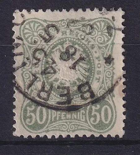 Dt. Reich 50 Pfennig Mi.-Nr. 44 c a, geprüft BPP