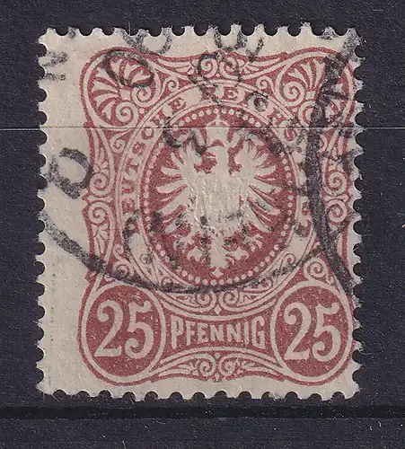 Dt. Reich 25 Pfennig Mi.-Nr. 43 II c a, gestempelt, geprüft BPP