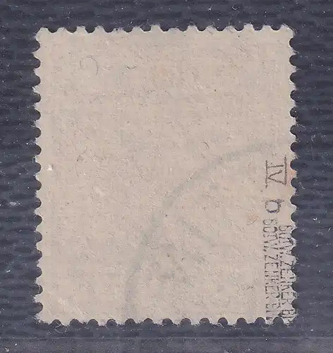 Dt. Reich 10 Pfennig Mi.-Nr. 47 b Plattenfehler IV, O, gepr. BPP