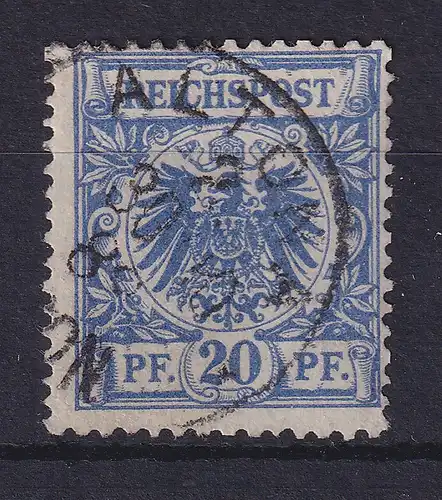 Dt. Reich 20 Pf Krone/Adler Mi.-Nr. 48 aa, gestempelt ALTONA, geprüft BPP